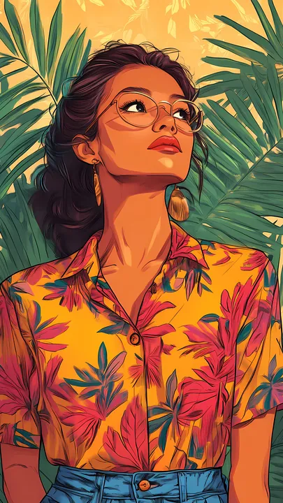 Reference hawaii-illustration-retro-comic-style.webp