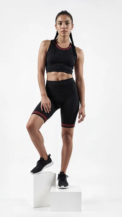 Reference woman-black-activewear-posing.webp